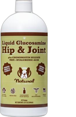 Natural Dog Company, Hip & Joint Liquid Glucosamine, For Dogs, All Ages, 32 fl oz (946 ml)