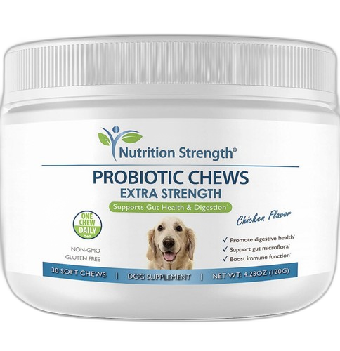 Nutrition Strength Probiotics for Dogs pet supplement