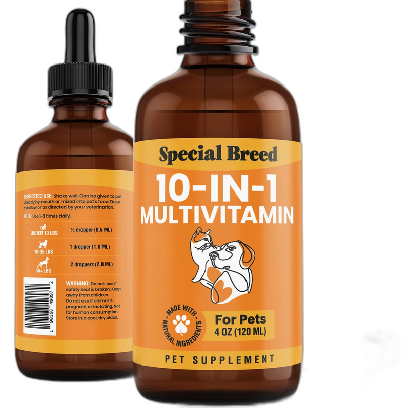 Special Breed Co: 10-in-1 Liquid Multivitamin for Dogs pet supplement