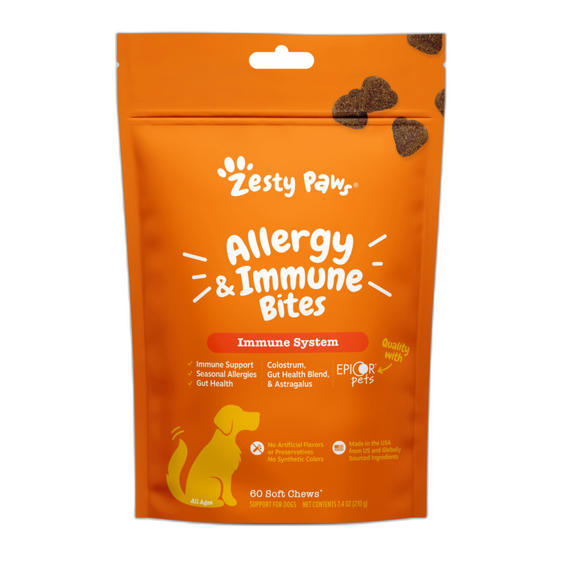 Zesty Paws Aller-Immune Bites Immune Support Soft Chews pet supplement