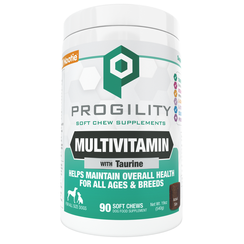 Progility Multivitamin with Taurine Soft Chew Supplement for Dogs pet supplement